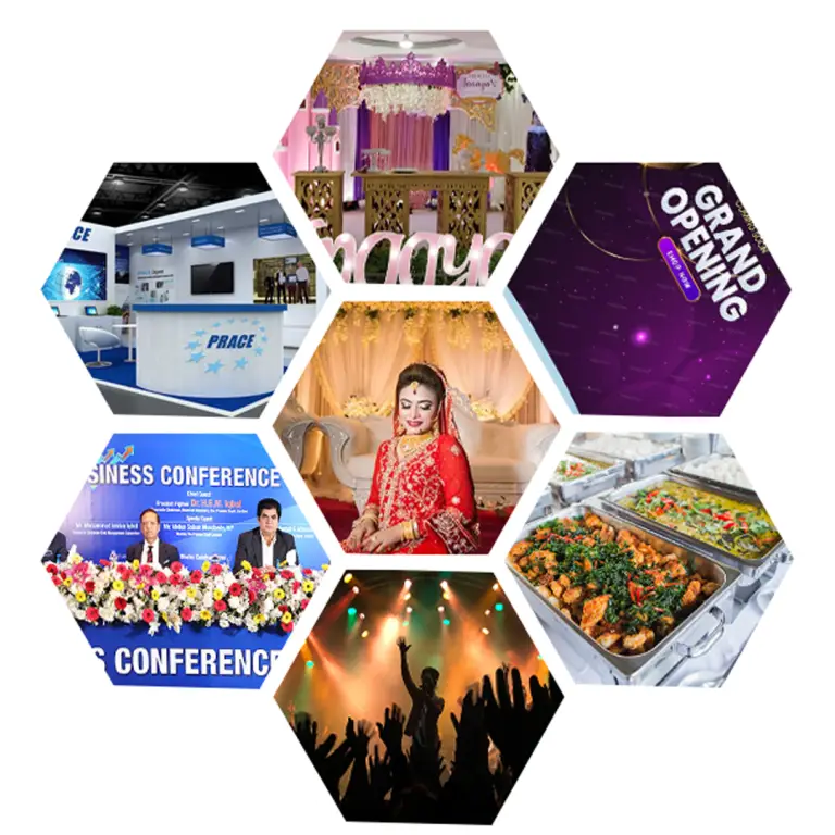 Corporate exhibition and business meeting flower supply with professional event floral decoration by Sinan Trade in Dhaka, Bangladesh